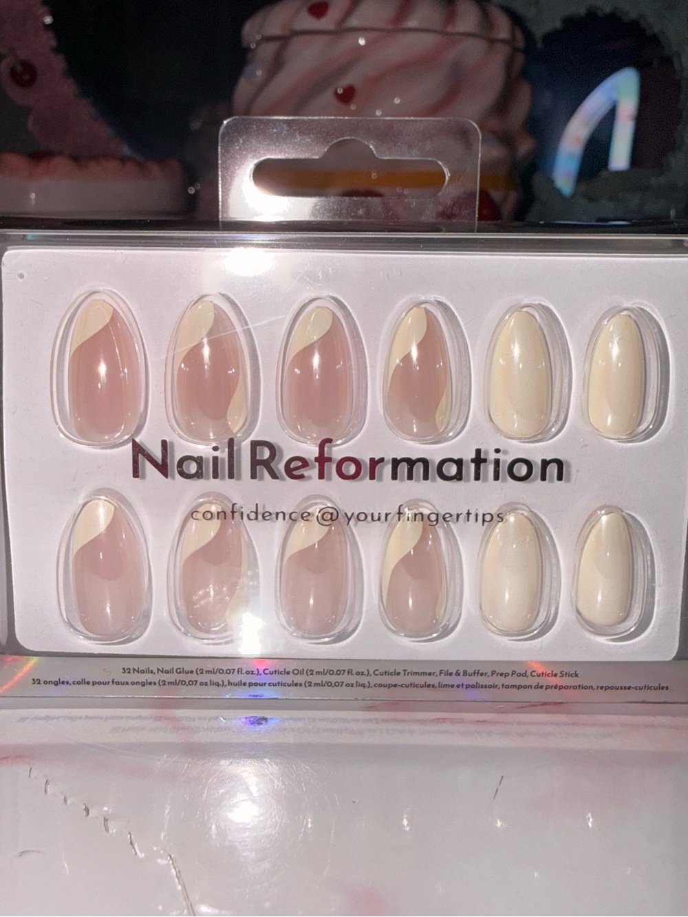 Nail Reformation Neutral Short Almond Press-On Nails